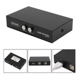 Adaptador Hub Switch Chaveador 2 Portas Usb P 1 Impressora Cor Preto