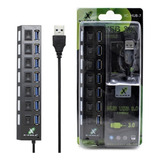 Adaptador Hub Usb 3 0 7 Portas Usb X cell Xc hub 7