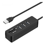 Adaptador Hub Usb 3 Portas Leitor Cartao De Memoria Sd Tf