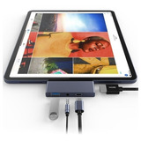 Adaptador Hub Usb c 3 0 Hdmi 4k Porta Fone Macbook iPad