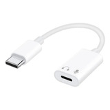 Adaptador iPhone 15 Lightning Para Usb c Fone E Microfone