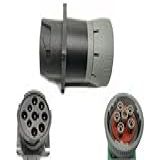 Adaptador J1939 De 6 Pinos Para Tipo 1 Preto 9 Pinos J1939 Para Ambos Tipo 1 E Tipo 2 J1939