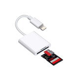 Adaptador Leitor Cartão Sd Tf Para iPhone 14 13 12 11 8 iPad