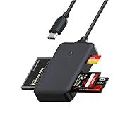 Adaptador Leitor De Cartão De Memória SD TF Micro SD CF MS Leitor De Cartão Micro SD Compatível Com Dispositivos Tipo C Tipo C Compativel Com Cartão Memory Stick Pro Duo