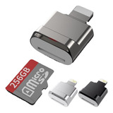 Adaptador Lightning Leitor Cartão De Memoria Micro Sd Nf