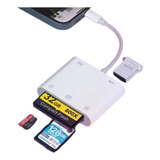 Adaptador Lightning Leitor Cartão Memória Micro