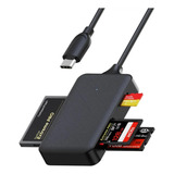 Adaptador Lightning Leitor Cartão Memória Micro Sd Tf Sd Cf