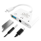 Adaptador Lightning Usb Otg Fone De Ouvido Para iPhone iPad