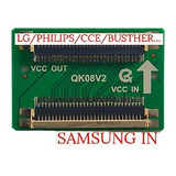 Adaptador Lvds Para Tela LG Cce Philips Para Samsung Hd