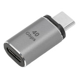 Adaptador Magnético Usb C Tipo C Type C Macho Fêmea 40gbps