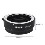 Adaptador Meike Para Lentes Canon Ef eos P Ef Eos M M50 M200