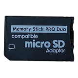 Adaptador Memory Stick Pro Duo Compatível
