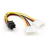 Adaptador Molex Psu Fonte 4 Vias Para Pci Express 6 Pinos