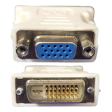 Adaptador Monitor Dig Dvi Dvi-d 24+1 Pinos Macho X Vga Femea