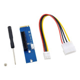Adaptador Ngff M 2 Para Pci e 4x Riser Card M2 Key M Pcie X4