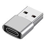 Adaptador OTG Conversor Plug Usb C Fêmea Para Usb Macho Para IPhone 11 12 13 14 Pro Max Prata 