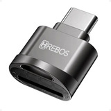 Adaptador Otg Leitor Cartão De Memória Micro Sd Para Usb c