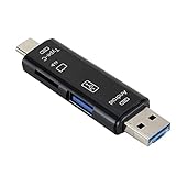 Adaptador OTG Para Leitor De Cartão De Memória USB 3 0 Tipo C USB Micro USB SD TF