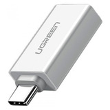 Adaptador Otg Ugreen Usb 3 0 Fêmea Para Usb c Macho Cor Branco