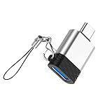 Adaptador Otg USB A Fêmea Tipo C Macho USB 3 0 Conexão Rápida Bem Reforçado