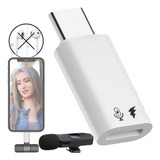 Adaptador Otg Usb c Compatível C Microfone Lapela Lightning