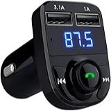 Adaptador Para Acendedor Carro Transmissor FM Bluetooth MP3 Sem Fio Com Carregador USB E Entrada Para Pen Drive E Cartão De Memória