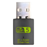 Adaptador Para Pc Usb 2x1 Receptor 600mb 5g Wifi Bluetooth