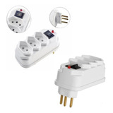 Adaptador Para Tomada Com 3 Saidas Padrão 10a Benjamin