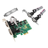 Adaptador Pci e Para Rs232 Conversor De Porta Serial De 4 Po