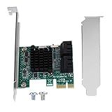 Adaptador PCIE Para SATA Placa De Expansão PCIE Para SATA 3 0 4 Portas PCIE Para SATA 3 0 Adaptador De Placa Controladora De Expansão 6G Placa De Expansão Controlador SATA Com Interface SATA3 0