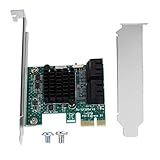 Adaptador PCIE Para SATA  Placa De Expansão PCIE Para SATA 3 0  4 Portas PCIE Para SATA 3 0 Adaptador De Placa Controladora De Expansão 6G  Placa De Expansão Controlador SATA Com Interface SATA3 0