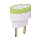 ADAPTADOR PINO CHATO - 2 PINOS - 10 AMPERES - 250 VOLTS - BRANCO - DANEVA 1550