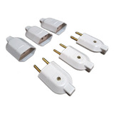 Adaptador Pino Fêmea Kit 5 5 Plugue Macho Tomada 10a