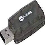 ADAPTADOR PLACA DE SOM USB 5-1 CANAIS VIRTUAL AUSB51 - VINIK- 25540