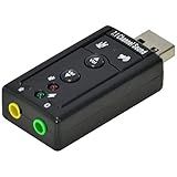 ADAPTADOR PLACA DE SOM USB 7-1 CANAIS VIRTUAL AUSB71 - VINIK