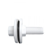 Adaptador Plastico Roscável Flange Fixa Rosca 1 2 Branco