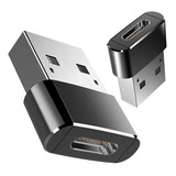 Adaptador Plug Usb 3 1 Tipo C Fêmea X Usb 2 0 Macho Otg