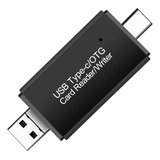 Adaptador Portátil De Leitor De Cartão Usb 3 Em 1 Para Pc la