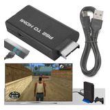 Adaptador Ps2 To Hdmi Av Conversor P Hdmi 1080p Imagem Som