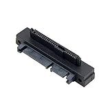 Adaptador Raid Para Disco Rígido SFF-8482 SAS De 22 Pinos Para 7 Pinos CY Com ângulo Reto De 90 Graus - Adaptador De Disco Raid SATA De 15 Pinos