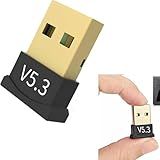 Adaptador Receptor Bluetooth 5 3 USB Transmissor Para Computador Impressora Fone De Ouvido Gamepad E Outros Compatível Com Windows E Linux