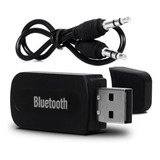 Adaptador Receptor Bluetooth Usb p2 Musica Carro Novo