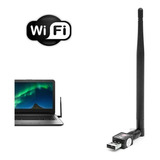 Adaptador Receptor Wireless Wi-fi Usb Sem Fio Com Antena
