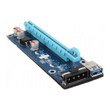 Adaptador Riser Pci e 1x Para 16x Por Usb 3 0 P Placa Vídeo