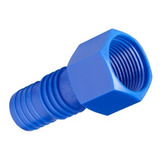 Adaptador Rosca Interna Mangueira De 1 Polegad Kit 10 Und Cor Azul