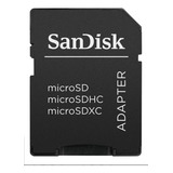 Adaptador Sd Sandisk Leitor Micro Sd Sdhc Sdxc Note 3 Unidad