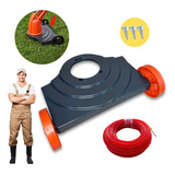 Adaptador Suporte Com Rodas Aparador De Grama Corte Leve