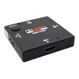 Adaptador Switch 3x1 Divisor 3 Portas Hdmi Para Tv Not Galax