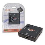 Adaptador Switch 3x1 Divisor 3 Portas Hdmi Para Tv Not Galax