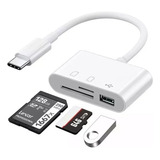 Adaptador Tipo C 3 Em 1 Usb 3 0 Sd tf Samsung Motorola